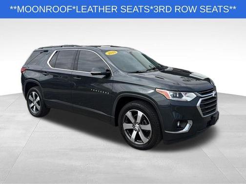 Graphite Metallic 2019 Chevrolet Traverse LT Leather