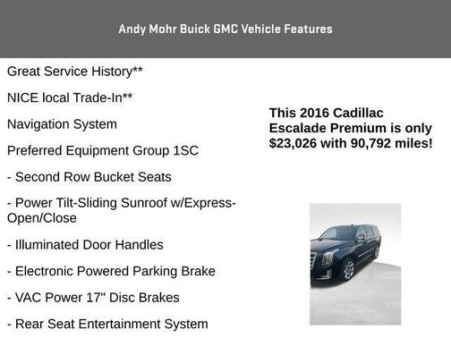 Black Raven 2016 Cadillac Escalade Premium