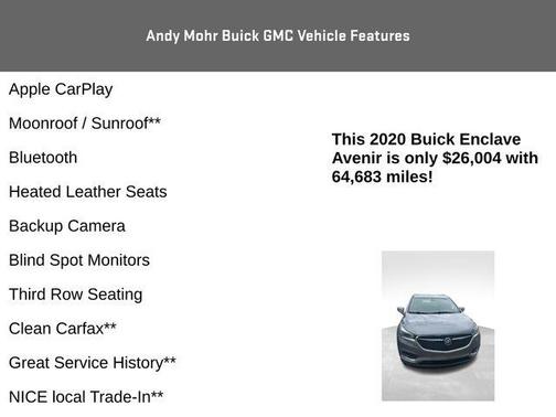 2020 Buick Enclave Avenir