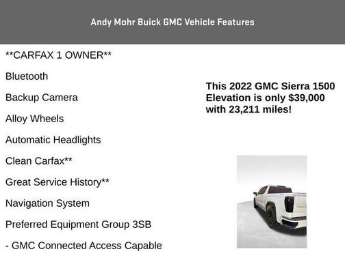 2022 GMC Sierra 1500 Elevation