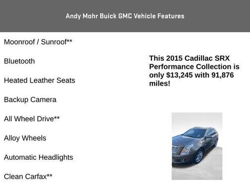 2015 Cadillac SRX Performance Collection