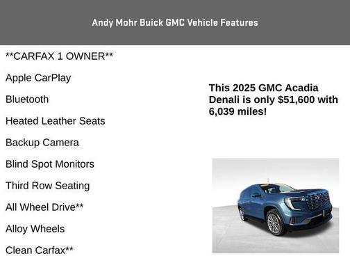2025 GMC Acadia Denali