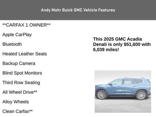 2025 GMC Acadia Denali