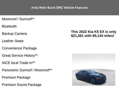 2022 Kia K5 EX
