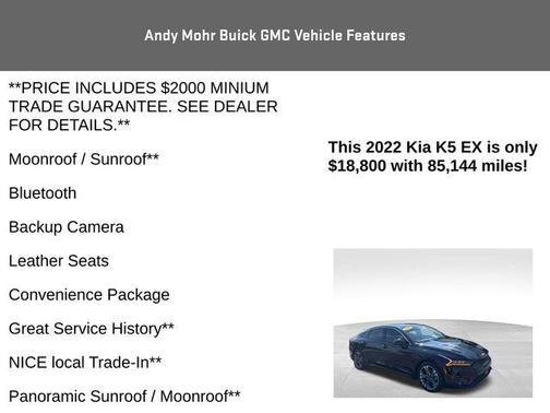2022 Kia K5 EX