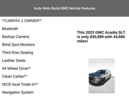 2023 GMC Acadia SLT