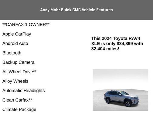Silver Sky Metallic 2024 Toyota RAV4 XLE