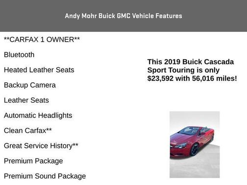 2019 Buick Cascada Sport Touring