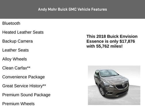 Alloy Metallic 2018 Buick Envision Essence