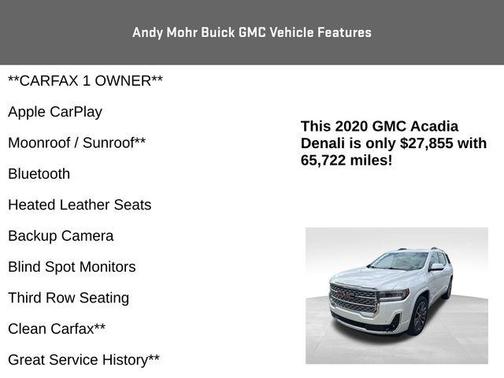 2020 GMC Acadia Denali
