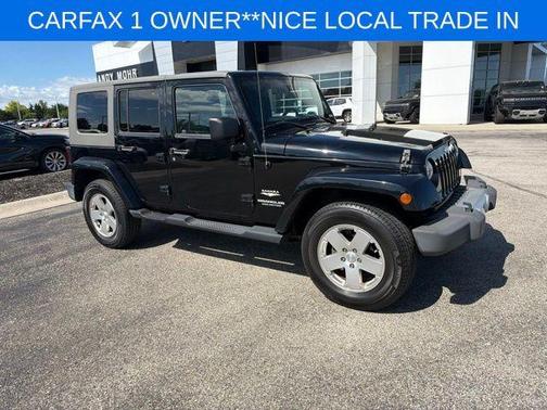 Black Clearcoat 2010 Jeep Wrangler Unlimited Sahara