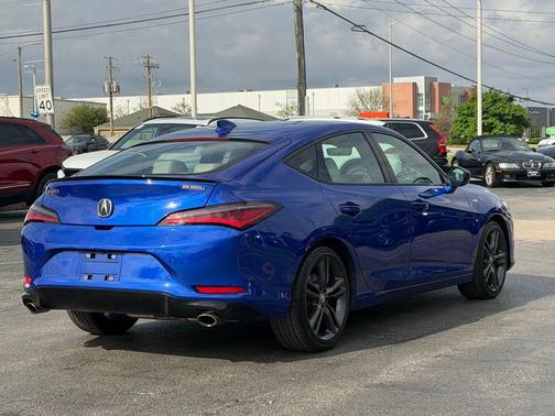 Apex Blue Pearl 2023 Acura Integra A-Spec Package