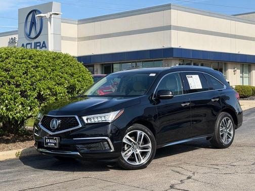 Crystal Black Pearl 2017 Acura MDX 3.5L w/Advance Package