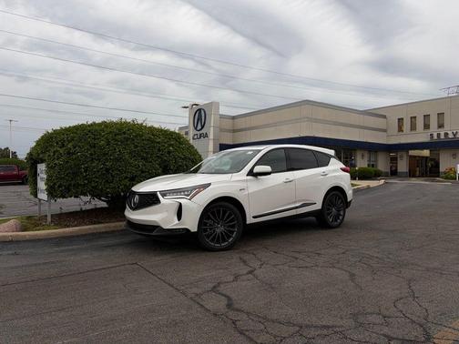 Platinum White Pearl 2023 Acura RDX A-Spec Advance Package