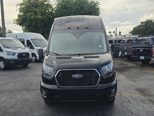 AGATE BLACK METALLIC 2025 Ford Transit-350 XLT