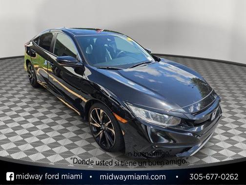 Black 2021 Honda Civic SPORT