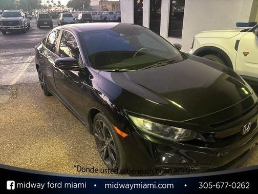 Black 2021 Honda Civic SPORT