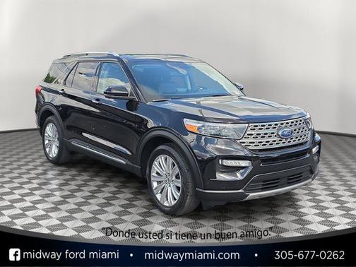 AGATE BLACK METALLIC 2023 Ford Explorer LIMITED