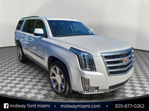 Crystal White Tri-Coat 2019 Cadillac Escalade PREMIUM LUXURY