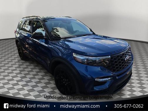 ATLAS BLUE METALLIC 2023 Ford Explorer ST-LINE