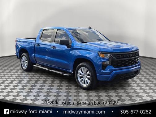 Glacier Blue Metallic 2024 Chevrolet Silverado 1500 CUSTOM