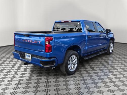 Glacier Blue Metallic 2024 Chevrolet Silverado 1500 CUSTOM