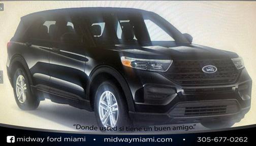 AGATE BLACK METALLIC 2023 Ford Explorer XLT
