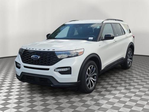 STAR WHITE MET TRI-COAT 2023 Ford Explorer ST-LINE