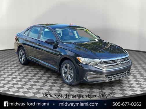 Deep Black Pearl Effect 2024 Volkswagen Jetta 1.5T SE