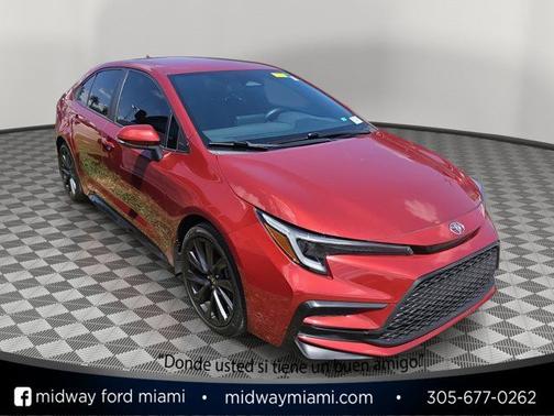 Ruby Flare Pearl 2023 Toyota Corolla SE
