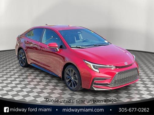 Ruby Flare Pearl 2023 Toyota Corolla SE