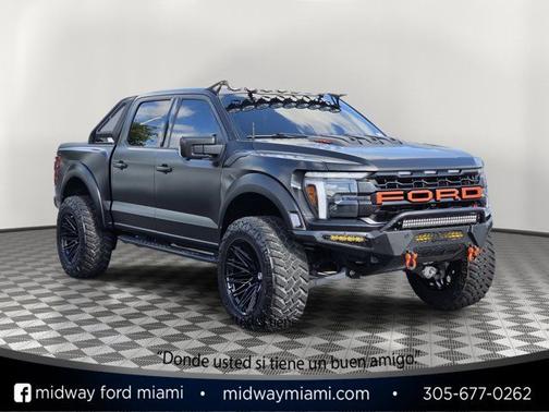 AGATE BLACK METALLIC 2024 Ford F-150 RAPTOR