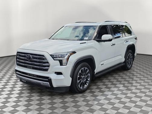 White 2024 Toyota Sequoia LIMITED