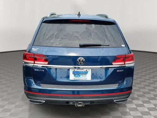 Tourmaline Blue Metallic 2022 Volkswagen Atlas 3.6 SEL