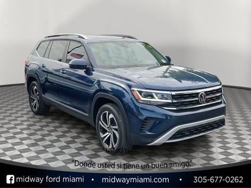 Tourmaline Blue Metallic 2022 Volkswagen Atlas 3.6 SEL