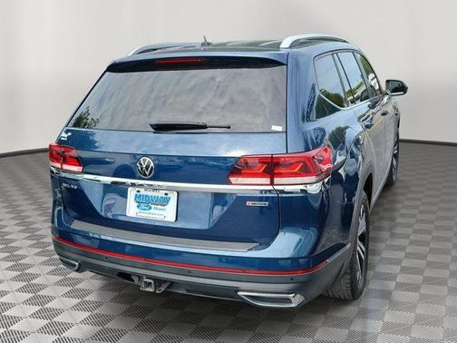 Tourmaline Blue Metallic 2022 Volkswagen Atlas 3.6 SEL