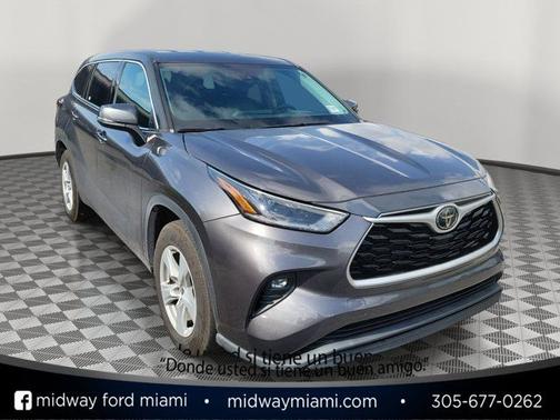 Magnetic Gray Metallic 2021 Toyota Highlander LE