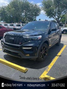 AGATE BLACK METALLIC 2023 Ford Explorer ST