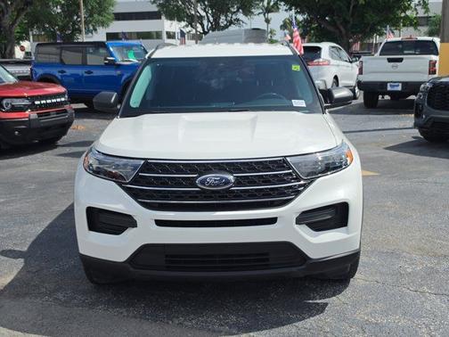 STAR WHITE MET TRI-COAT 2024 Ford Explorer XLT