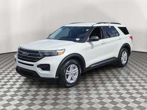 STAR WHITE MET TRI-COAT 2024 Ford Explorer XLT