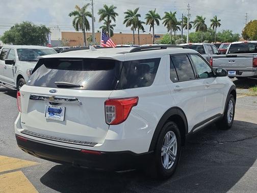STAR WHITE MET TRI-COAT 2024 Ford Explorer XLT