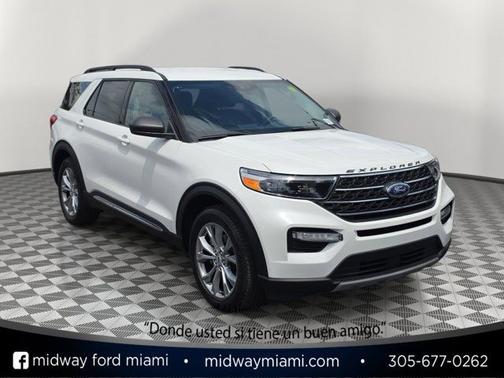 STAR WHITE MET TRI-COAT 2023 Ford Explorer XLT