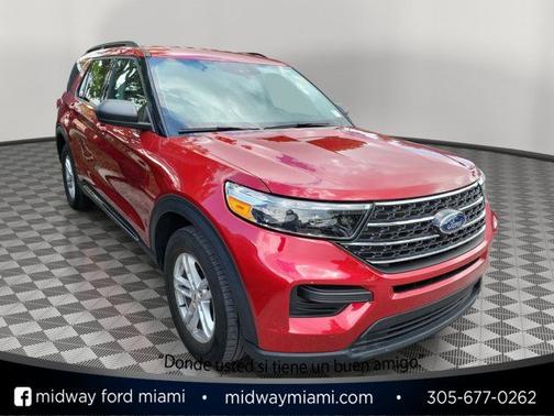 RAPID RED MET TINTED CC 2024 Ford Explorer XLT