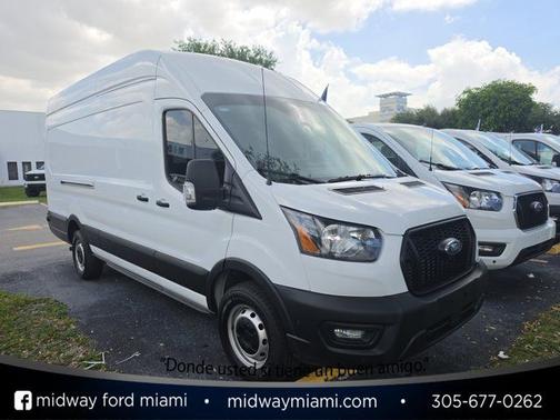 OXFORD WHITE 2024 Ford Transit-250 148 WB HIGH ROOF EXTENDED CARGO