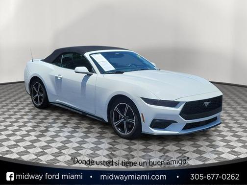 OXFORD WHITE 2025 Ford Mustang ECOBOOST PREMIUM