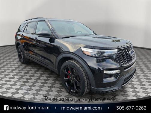 AGATE BLACK METALLIC 2023 Ford Explorer ST