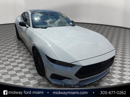 OXFORD WHITE 2024 Ford Mustang ECOBOOST