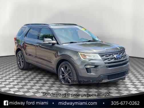 MAGNETIC METALLIC 2018 Ford Explorer XLT