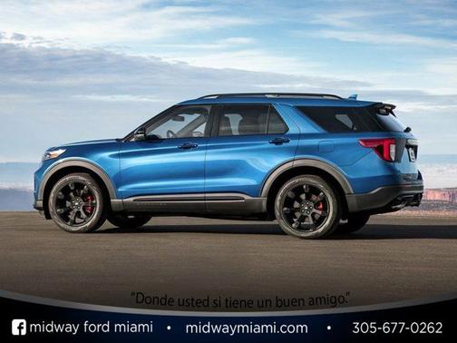 AGATE BLACK METALLIC 2024 Ford Explorer ST