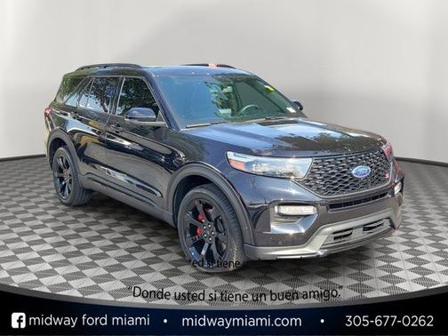 AGATE BLACK METALLIC 2024 Ford Explorer ST